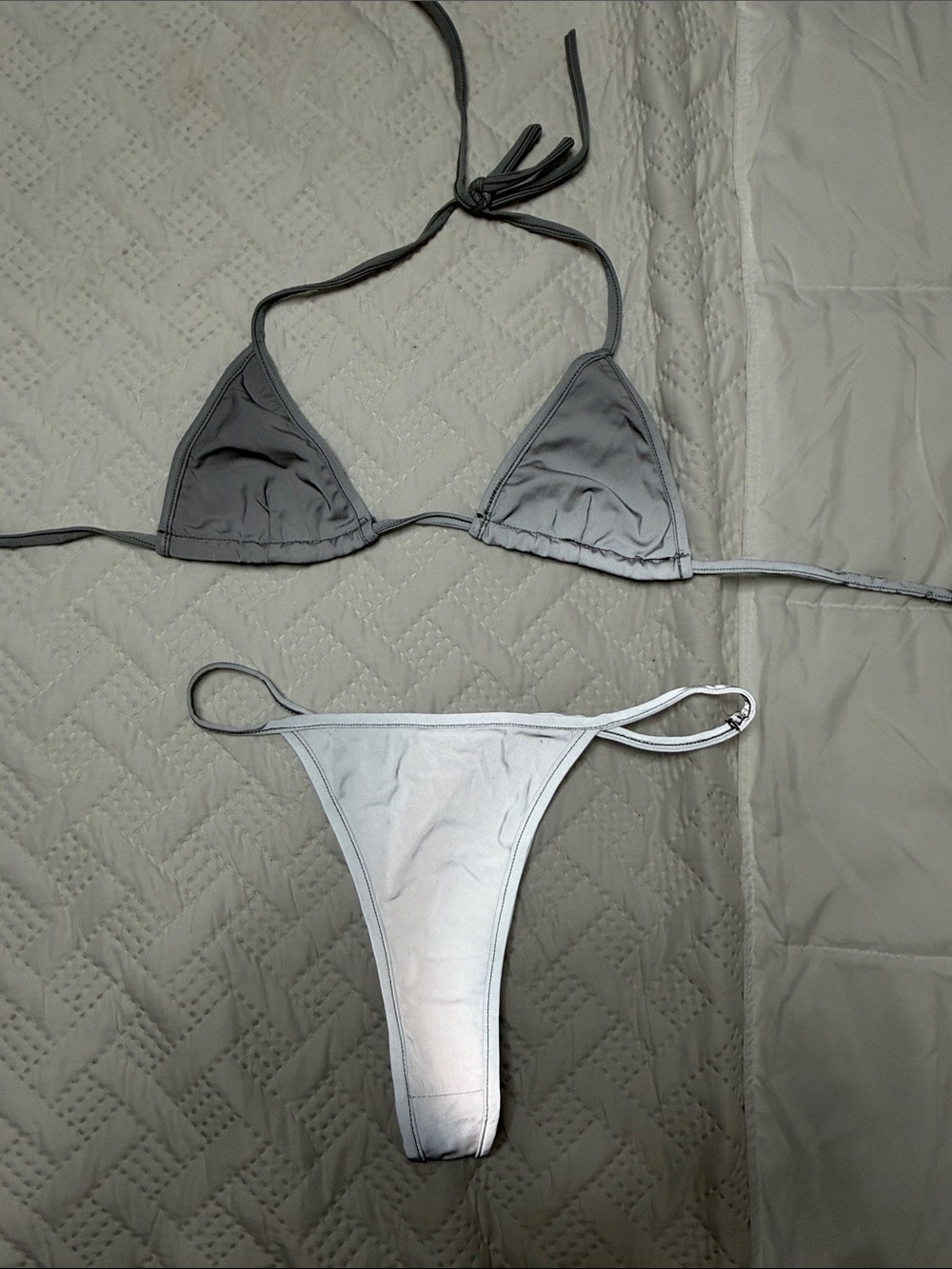 Reflective Triangle Bikini Set